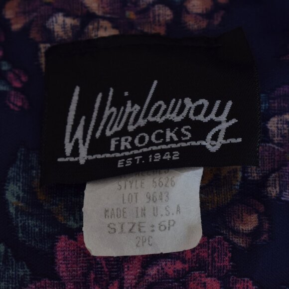 Vintage 80s Polyester Whirlaway Button-up Blouse size 6P - Picture 11 of 11